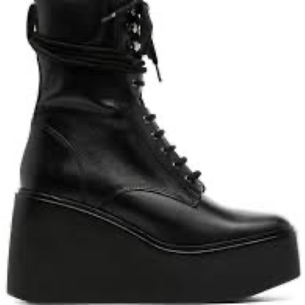 Kurt Geiger Stately Wedge Lace Up Boot